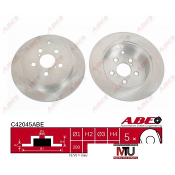 Тормозной диск ABE C42045ABE