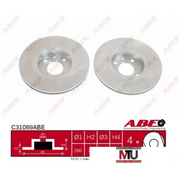 Тормозной диск ABE C31089ABE