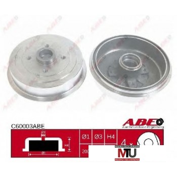 Тормозной барабан ABE C60003ABE