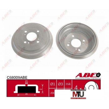 Тормозной барабан ABE C68009ABE