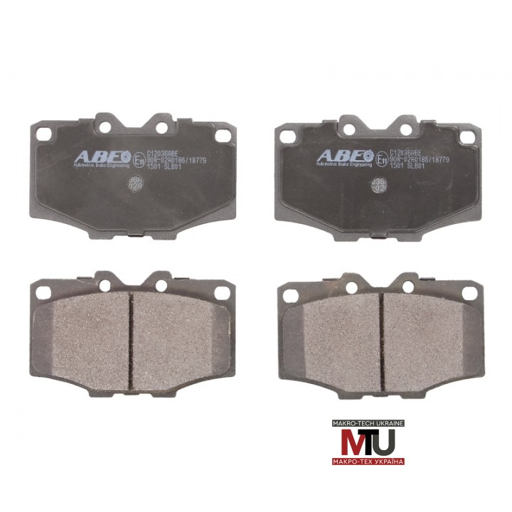 Дисковые тормозные колодки ABE C12036ABE