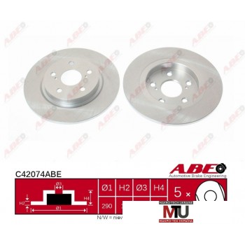 Тормозной диск ABE C42074ABE