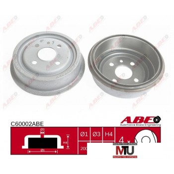 Тормозной барабан ABE C60002ABE