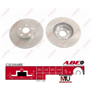 Тормозной диск ABE C32166ABE