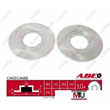 Тормозной диск ABE C4G013ABE