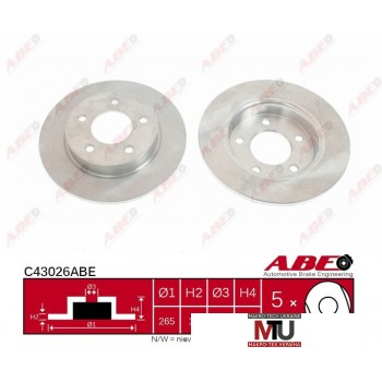 Тормозной диск ABE C43026ABE