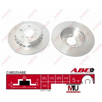 Тормозной диск ABE C4B025ABE