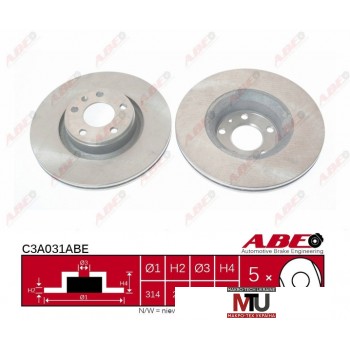 Тормозной диск ABE C3A031ABE