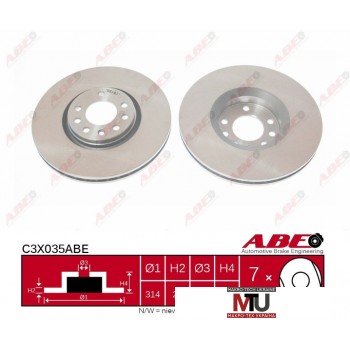 Тормозной диск ABE C3X035ABE