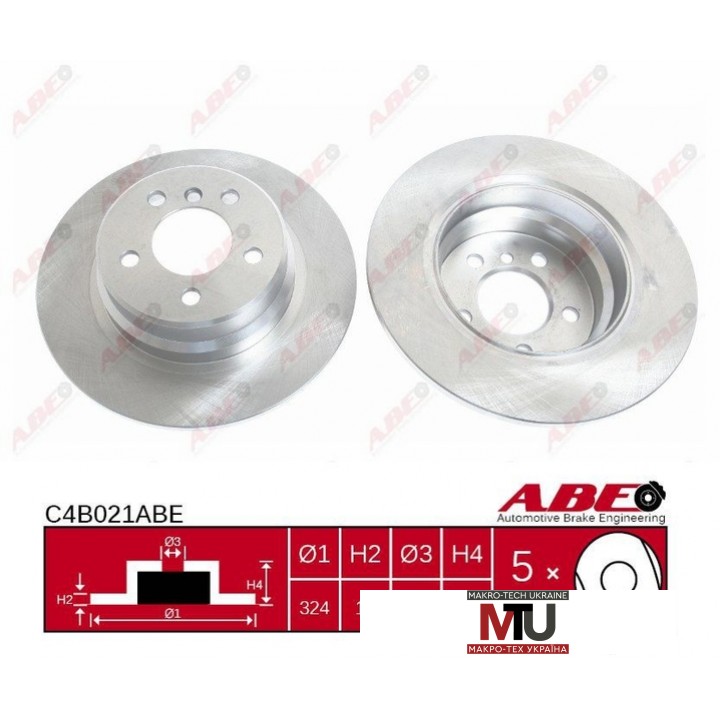 Тормозной диск ABE C4B021ABE