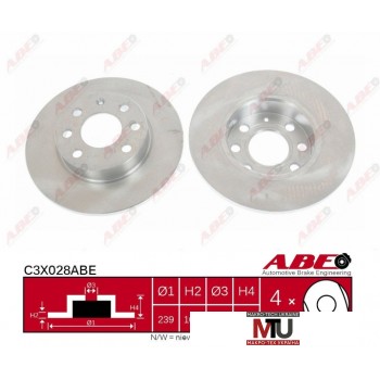 Тормозной диск ABE C3X028ABE
