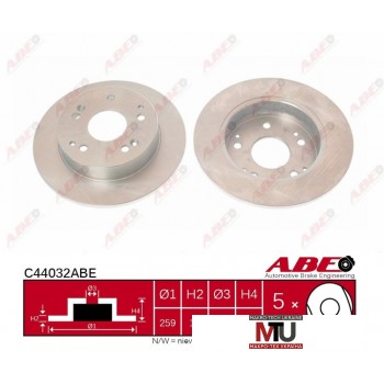 Тормозной диск ABE C44032ABE