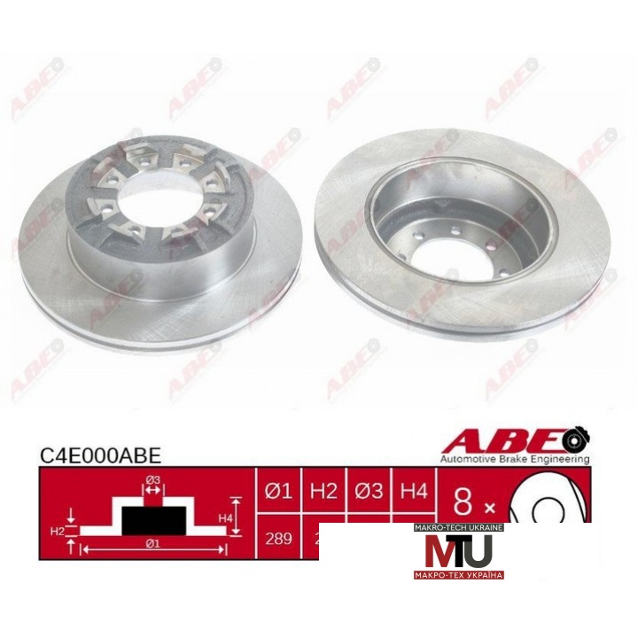 Тормозной диск ABE C4E000ABE