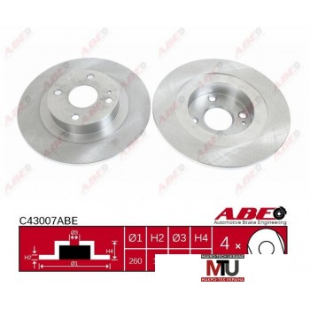 Тормозной диск ABE C43007ABE