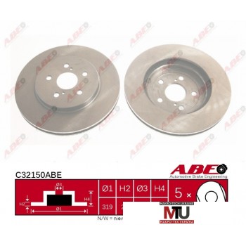 Тормозной диск ABE C32150ABE