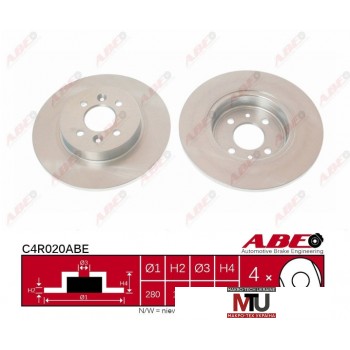 Тормозной диск ABE C4R020ABE