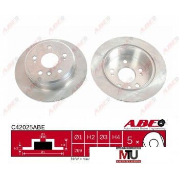 Тормозной диск ABE C42025ABE