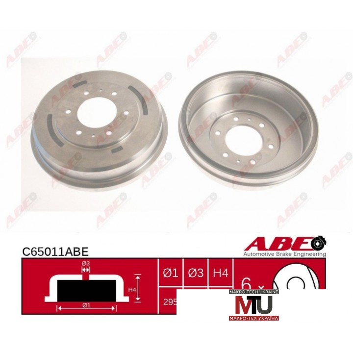 Тормозной барабан ABE C65011ABE