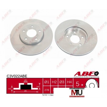 Тормозной диск ABE C3V022ABE