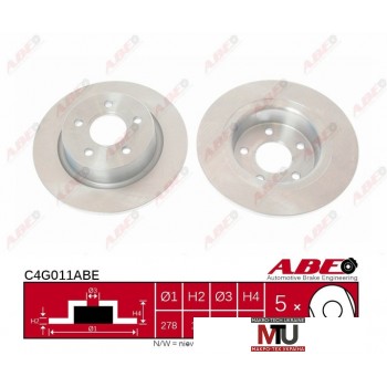 Тормозной диск ABE C4G011ABE
