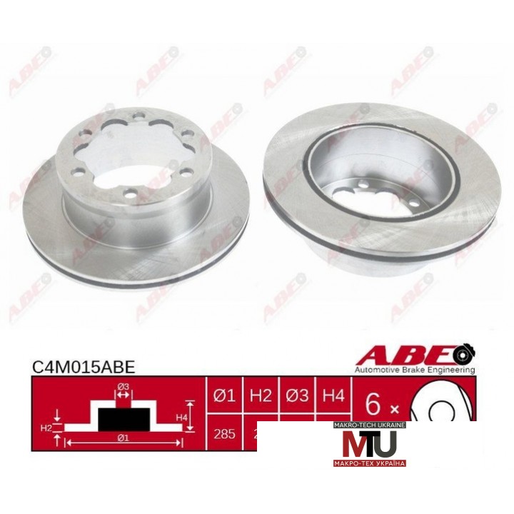 Тормозной диск ABE C4M015ABE