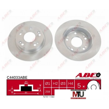 Тормозной диск ABE C44033ABE