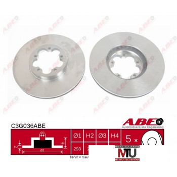 Тормозной диск ABE C3G036ABE