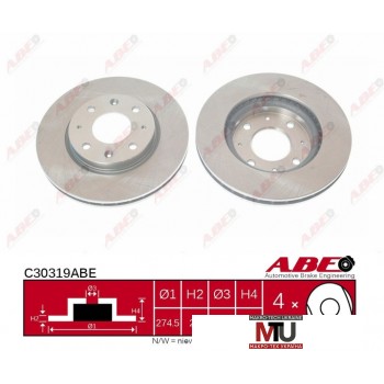Тормозной диск ABE C30319ABE