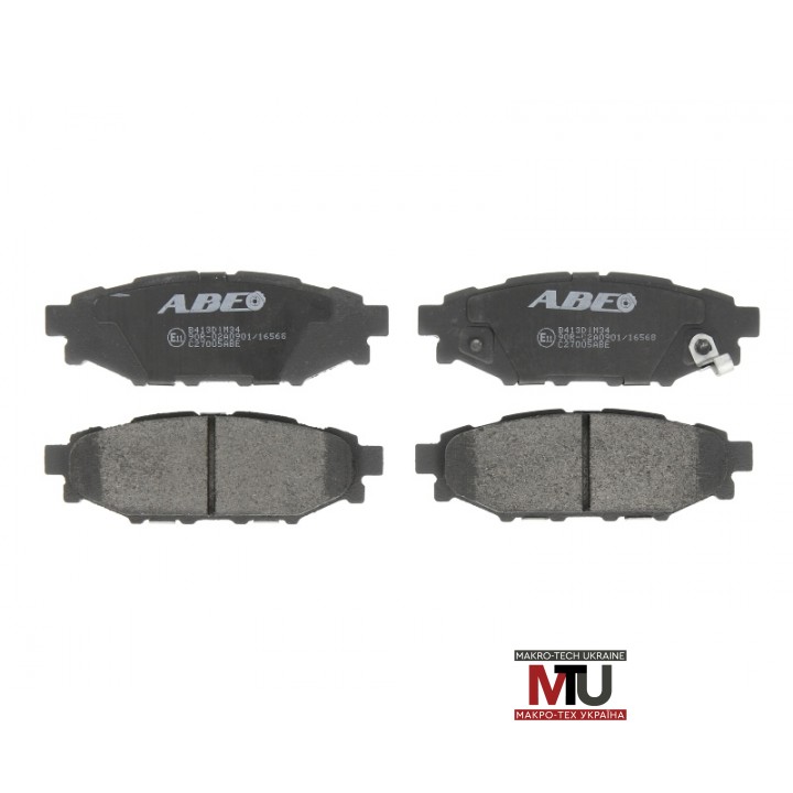 Дисковые тормозные колодки ABE C27005ABE