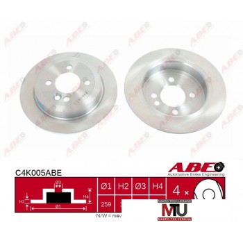 Тормозной диск ABE C4K005ABE