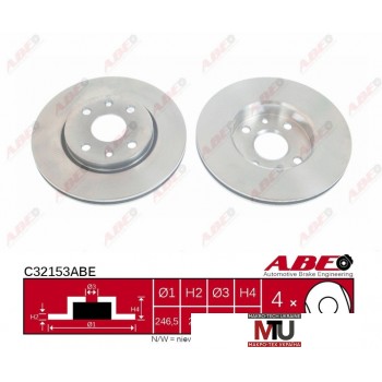 Тормозной диск ABE C32153ABE