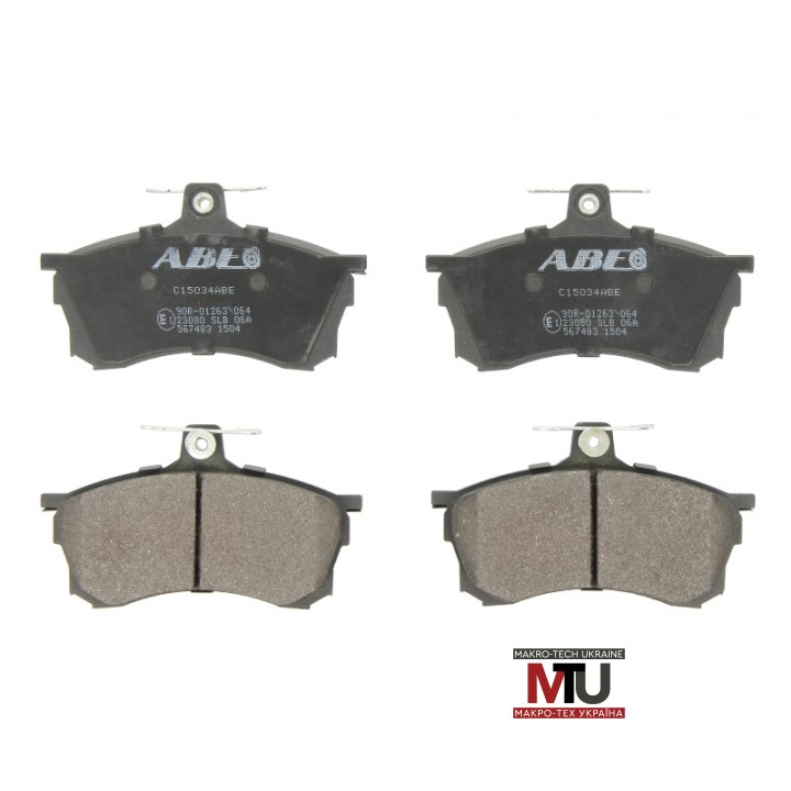Дисковые тормозные колодки ABE C15034ABE