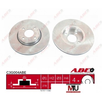 Тормозной диск ABE C3G004ABE
