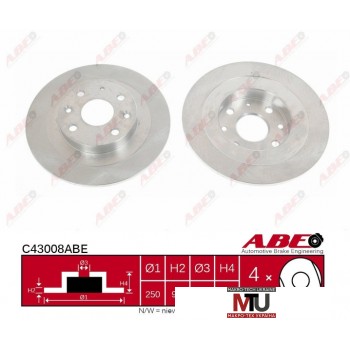 Тормозной диск ABE C43008ABE