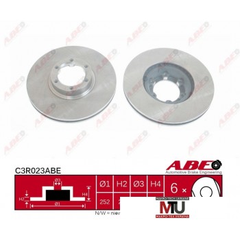 Тормозной диск ABE C3R023ABE