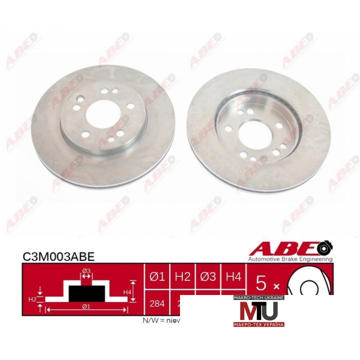 Тормозной диск ABE C3M003ABE