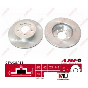 Тормозной диск ABE C3W026ABE