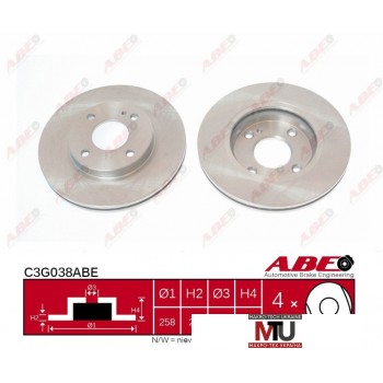 Тормозной диск ABE C3G038ABE