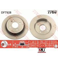 Тормозной диск TRW DF7928
