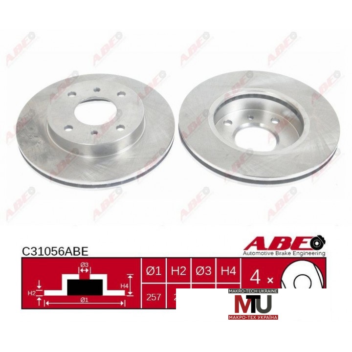 Тормозной диск ABE C31056ABE