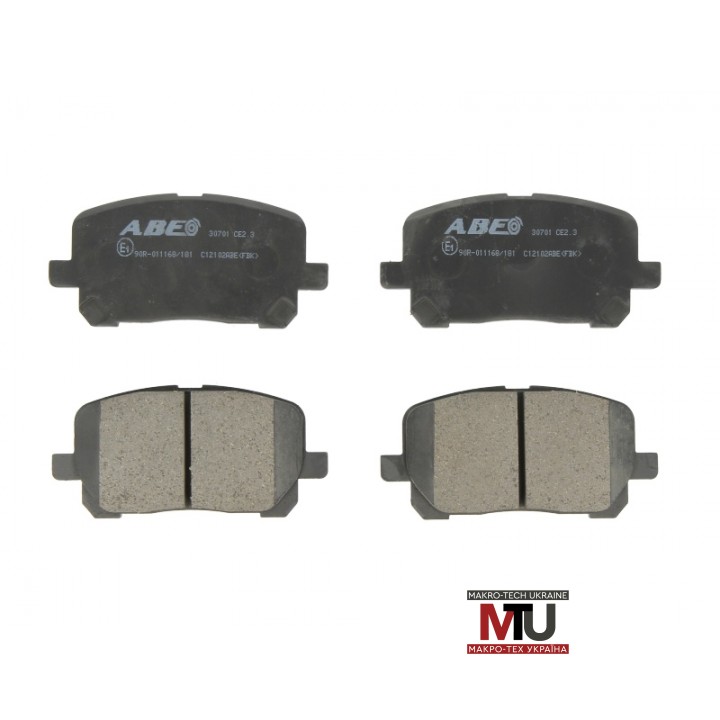 Дисковые тормозные колодки ABE C12102ABE