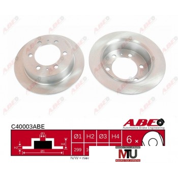 Тормозной диск ABE C40003ABE
