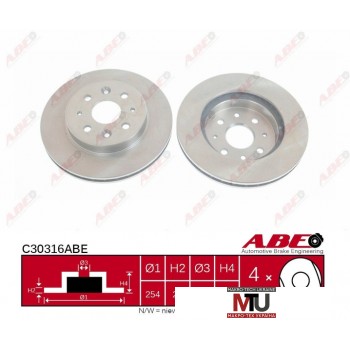 Тормозной диск ABE C30316ABE