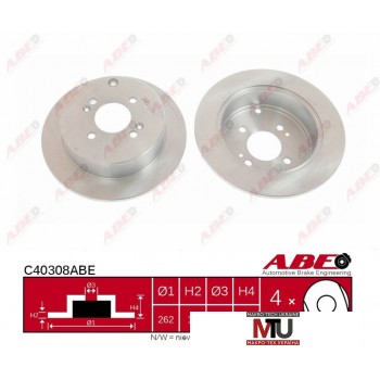 Тормозной диск ABE C40308ABE