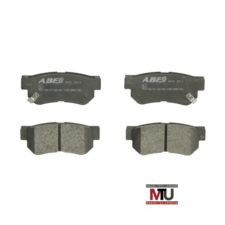 Дисковые тормозные колодки ABE C20510ABE