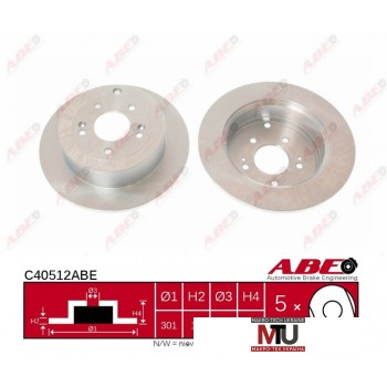 Тормозной диск ABE C40512ABE
