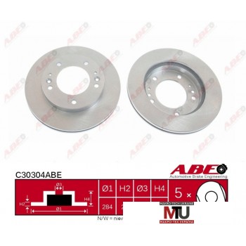 Тормозной диск ABE C30304ABE