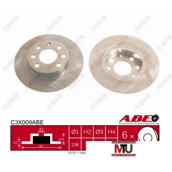 Тормозной диск ABE C3X009ABE