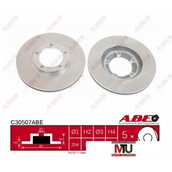 Тормозной диск ABE C30507ABE