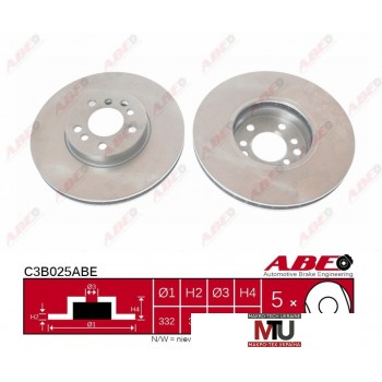 Тормозной диск ABE C3B025ABE